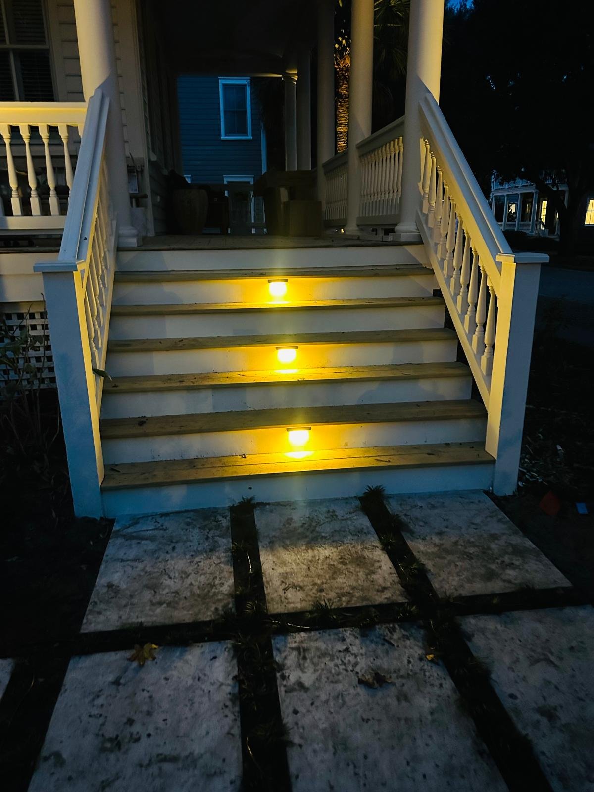 Completed landscaping and hardscape outdoor space by Land & Stone Works LLC